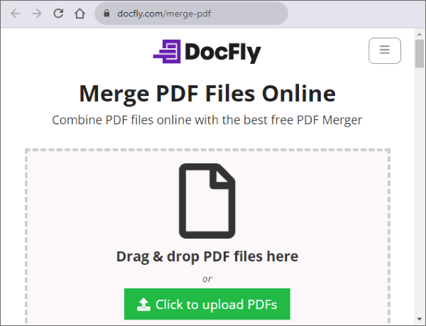 merge pdf files with docfly