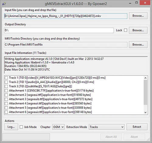 how to extract subtitles from mkv