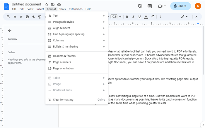 edit pdf in google docs