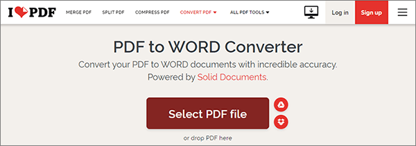 select pdf file