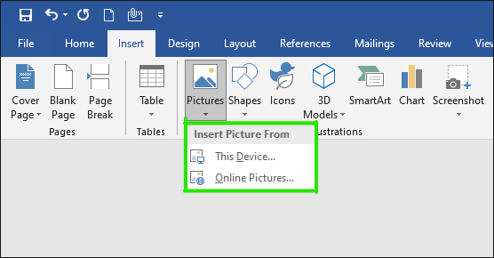 how to embed pdf in word as an image
