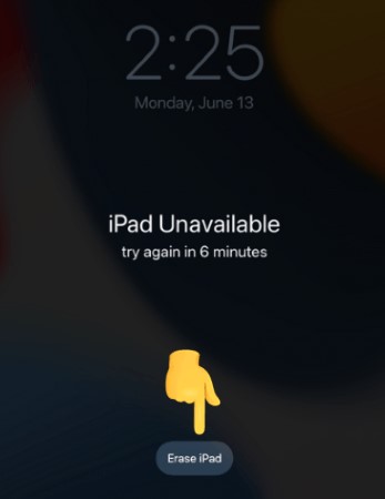 fix ipad says ipad unavailable via erase ipad feature