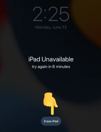 擦除iPad