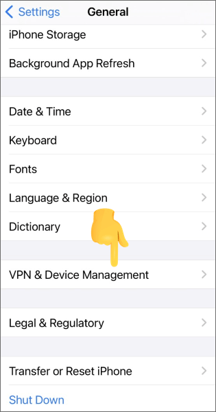 find vpn and device management