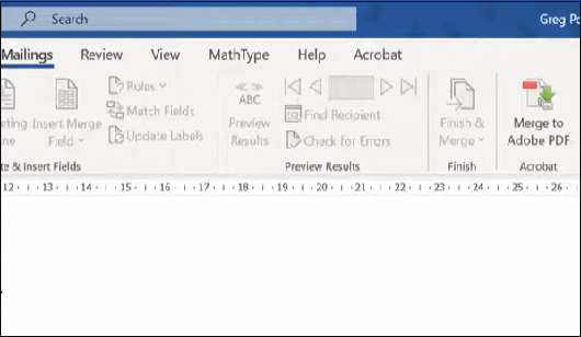 how to save a mail merge as a pdf with adobe