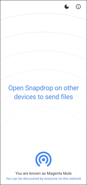 So übertragen Sie Dateien per Bluetooth-Alternative per Snapdrop von Android auf das iPhone