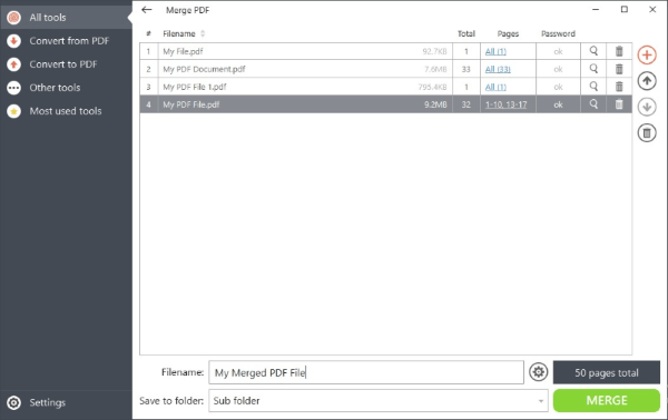 merge multiple pdf files in windows 10 with pdf candy desktop