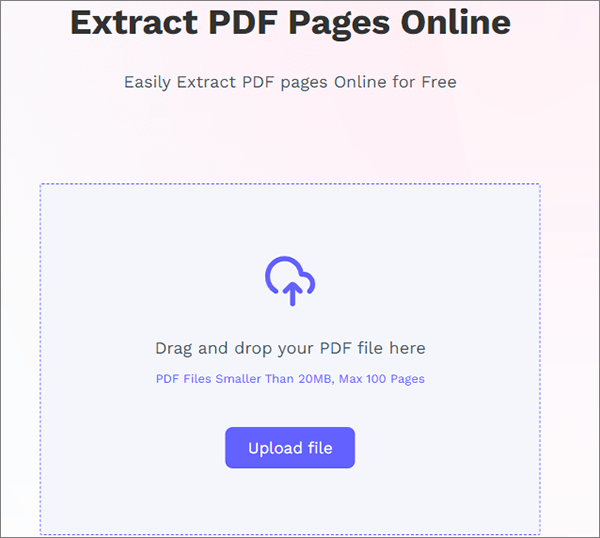 add the file for page extraction