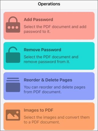 how to remove password from pdf file in iphone with pdf tools