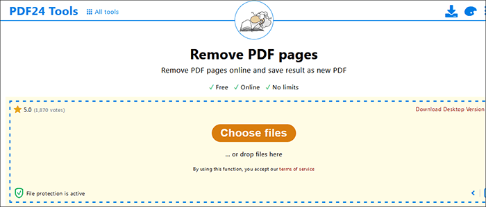select pdf files to remove