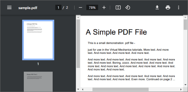 print pdf with chrome