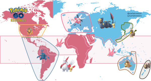 pokemon go regional map 2023