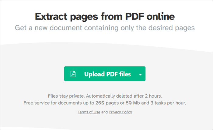 pdf page extractor