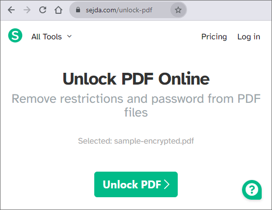 unlock pdf