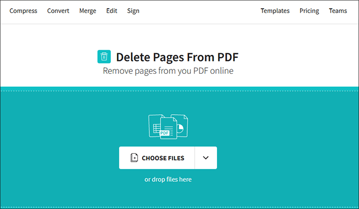 select pdf files to remove