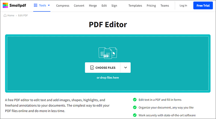 upload your pdf files