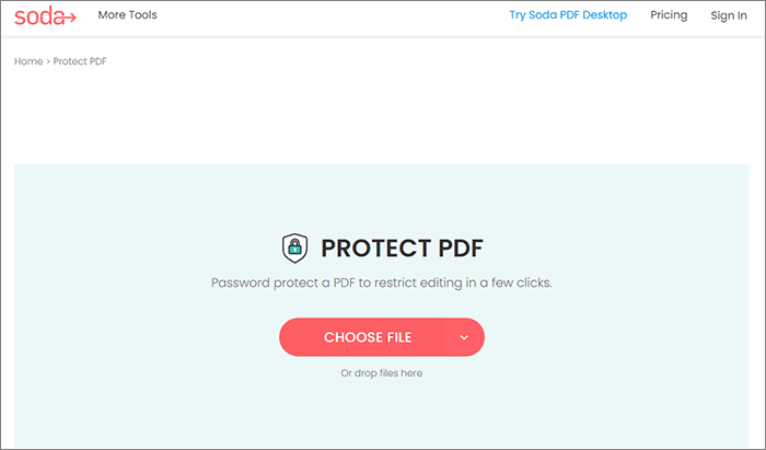 drag and drop the pdf onto the main window