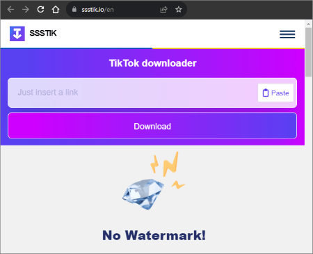 save tiktok video without watermark with ssstik