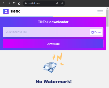 remove tiktok watermark for reels with ssstik