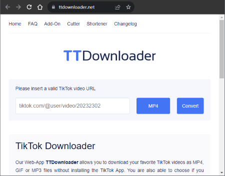 remove tiktok watermark for reels with ttdownloader
