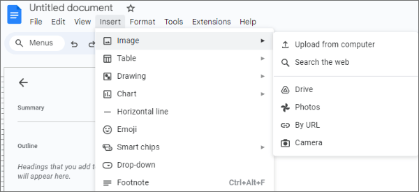 insert pdf to word document as an image