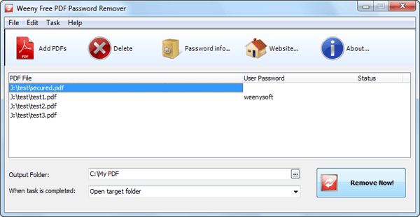 weeny pdf file password cracker