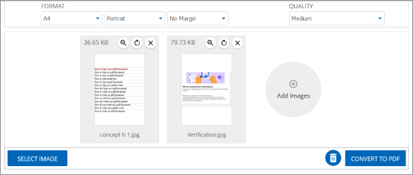 turn picture into pdf