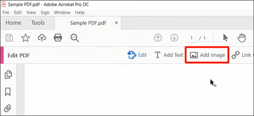 add image to pdf with adobe