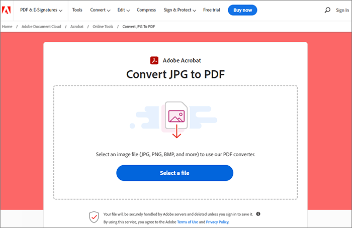 how to save a photo as a pdf with adobe