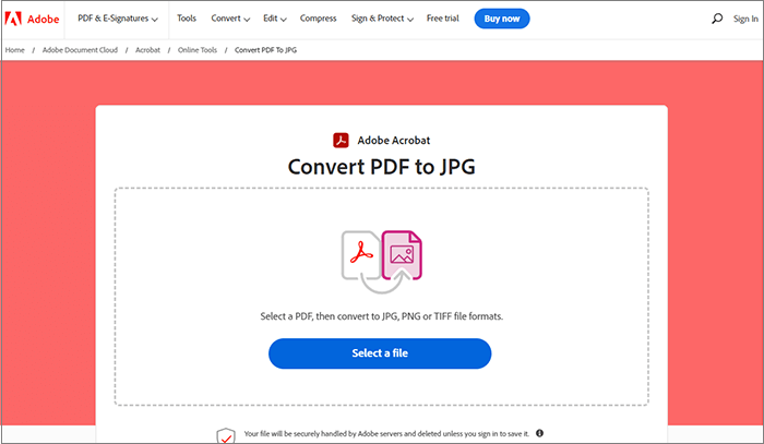 add the pdf you want to convert to jpg