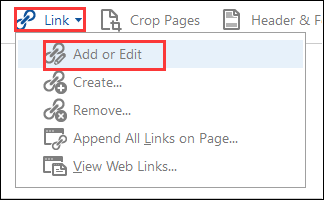remove hyperlinks in pdf with adobe