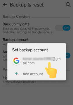 how to share contacts from android to android with google backup