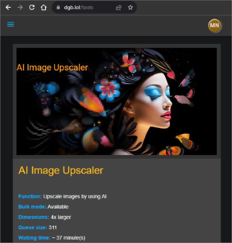 dgb.lol - the best ai image enhancer