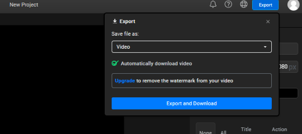 export video