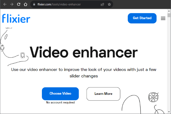 how to increase old video quality with flixier