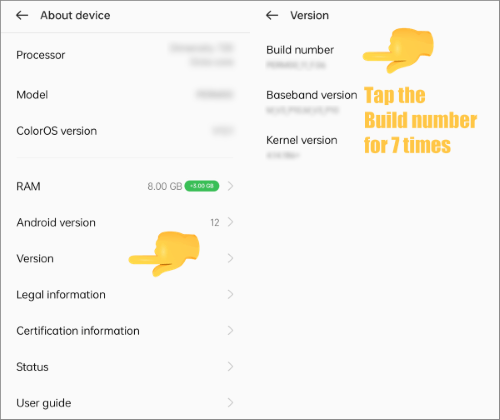 how to enable developer mode