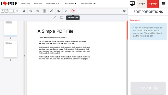 how to remove text from a pdf using ilovepdf