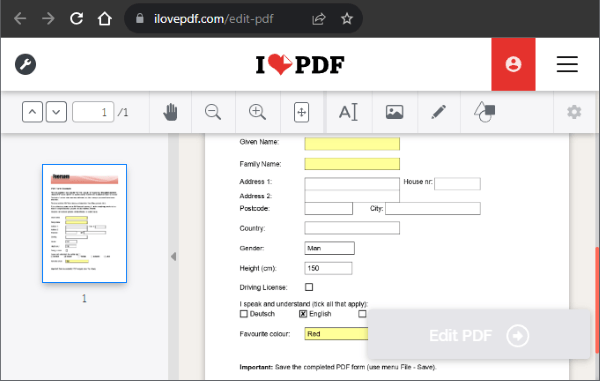 edit pdf