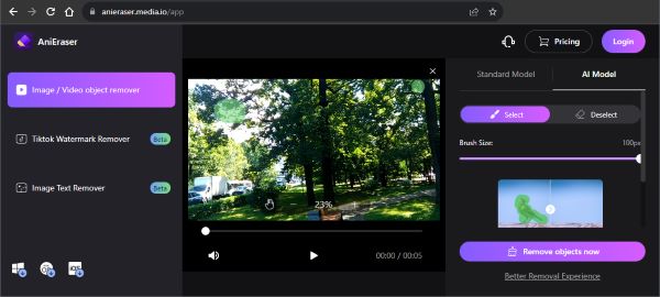 best video watermark remover, media.io