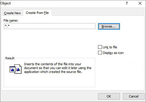 how to insert pdf into word doc