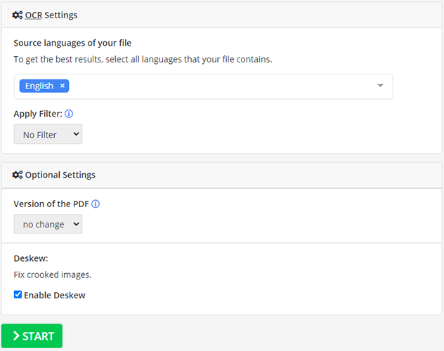 combine scanned images into pdf