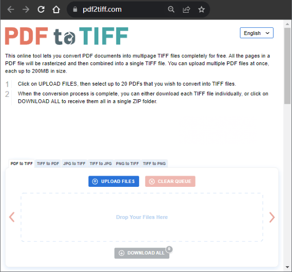 pdf to tiff converter online
