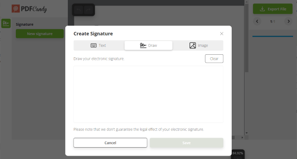 how to sign on a pdf
