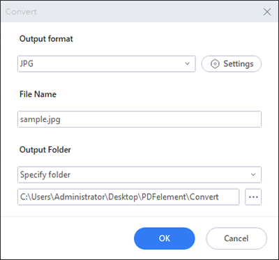 clcik the settings icon