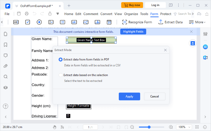 extract table from pdf to excel