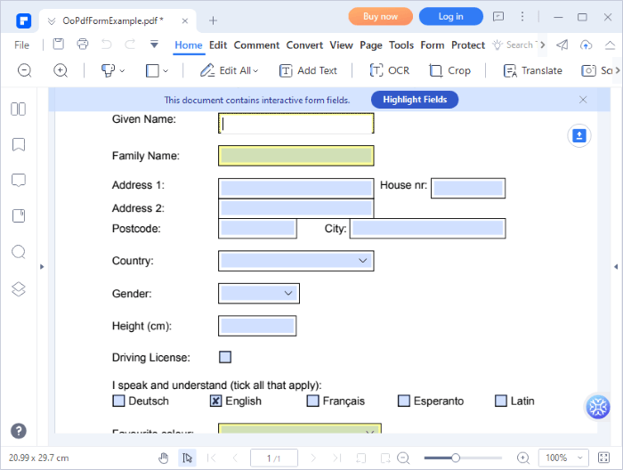 how do i type on a pdf document