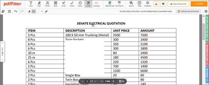 remove text pdf