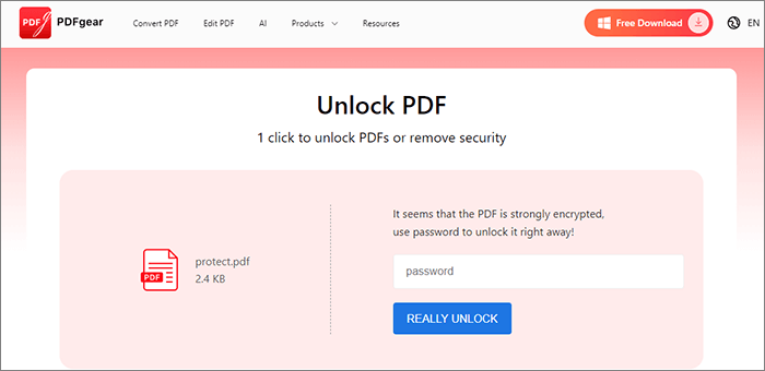 unlock pdf