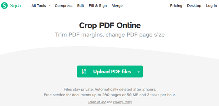 add the PDF document with the header and footer