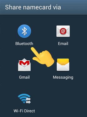 how to transfer contacts to new android phone with bluetooth